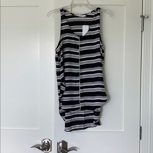 Lush sleeveless high low top